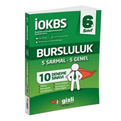 Gizli Yayınları 6. Sınıf İOKBS Bursluluk 10 Deneme Sınavı
