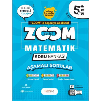 Günay Yayınları 5. Sınıf ZOOM Serisi Matematik Soru Bankası