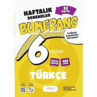 Günay Yayınları 6. Sınıf Bumerang 32 Haftalık Türkçe Denemeleri