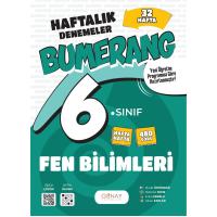 Günay Yayınları 6. Sınıf Bumerang Serisi 32 Haftalık Fen Bilimleri Denemeleri