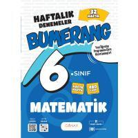 Günay Yayınları 6. Sınıf Bumerang Serisi Matematik 32 Haftalık Denemeler