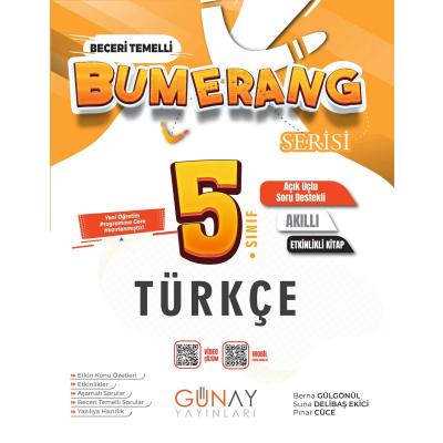 Günay Yayınları 5. Sınıf Bumerang Serisi Türkçe Konu Anlatımlı ve Etkinlikli Soru Bankası