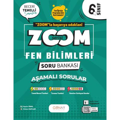 Günay Yayınları 6. Sınıf ZOOM Serisi Fen Bilimleri Soru Bankası