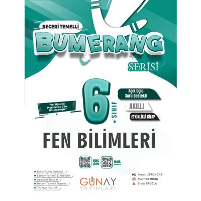 Günay Yayınları 6. Sınıf Bumerang Serisi Fen Bilimleri Konu Anlatımlı ve Etkinlikli Soru Bankası