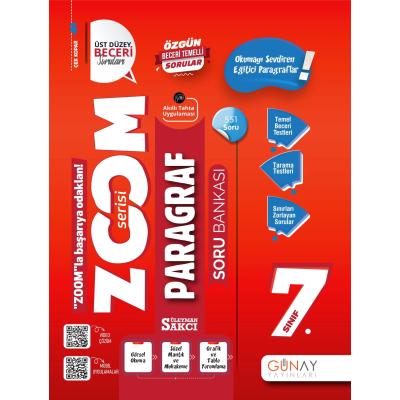 Günay Yayınları 7. Sınıf Zoom Serisi Paragraf
