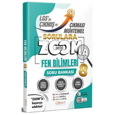 Günay Yayınları LGS 8. Sınıf Fen Bilimleri ZOOM Serisi Çıkması Muhtemel Soru Bankası