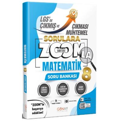 Günay Yayınları LGS 8. Sınıf  Matematik Zoom Serisi Çıkması Muhtemel Soru Bankası