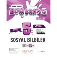 Günay Yayınları 5. Sınıf Bumerang Serisi Sosyal Bilgiler Konu Anlatımlı ve Etkinlikli Soru Bankası