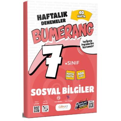 Günay Yayınları 7. Sınıf Sosyal Bilgiler 40 Haftalık Denemeler
