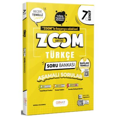 Günay Yayınları 7. Sınıf Türkçe Zoom Serisi Soru Bankası