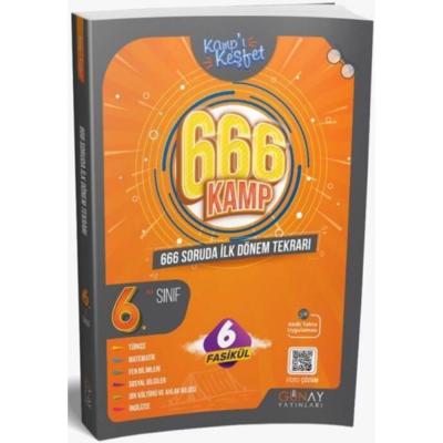 Günay Yayınları 6. Sınıf 666 Soruda İlk Dönem Kamp Kitabı