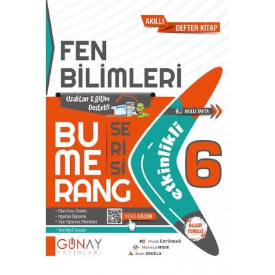 Günay Yayınları 6. Sınıf Bumerang Etkinlikli Fen Bilimleri