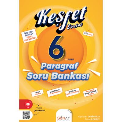 Günay Yayınları 6. Sınıf Keşfet Serisi Paragraf Soru Bankası