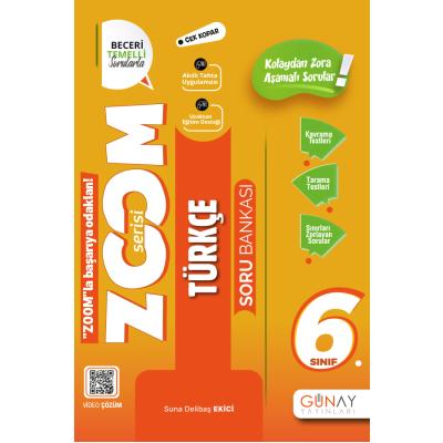 Günay Yayınları 6. Sınıf Türkçe Zoom Soru Bankası