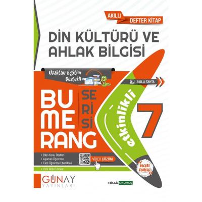 Günay Yayınları 7. Sınıf Bumerang Etkinlikli Din Kültürü Ve Ahlak Bilgisi