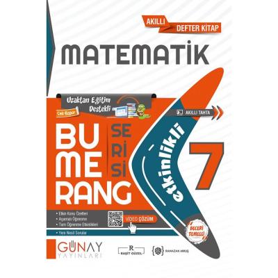 Günay Yayınları 7. Sınıf Bumerang Etkinlikli Matematik