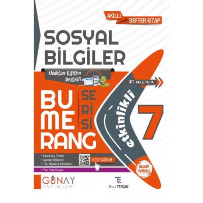 Günay Yayınları 7. Sınıf Bumerang Etkinlikli Sosyal Bilgiler