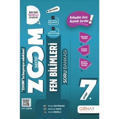 Günay Yayınları 7. Sınıf Fen Bilimleri Zoom Soru Bankası