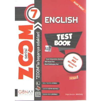 Günay Yayınları 7. Sınıf İngilizce Zoom Soru Bankası