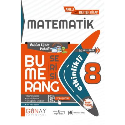Günay Yayınları Lgs 8. Sınıf Bumerang Etkinlikli Matematik