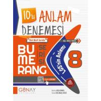 Günay Yayınları Lgs 8. Sınıf Bumerang Serisi 10 Lu Anlam Denemeleri