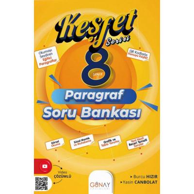Günay Yayınları Lgs 8. Sınıf Keşfet Serisi Paragraf Soru Bankası