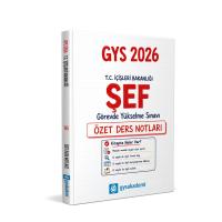 GYS Akademi 2026 T.C. İçişleri Bakanlığı Şef GYS Özet Ders Notları