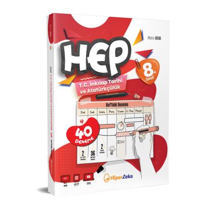Hiper Zeka LGS  8. Sınıf Haftalık HEP T.C. İnkılap Tarihi 40 Deneme