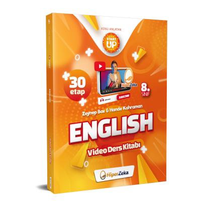 Hiper Zeka LGS 8. Sınıf Start Up English Konu Anlatan Video Ders Kitabı