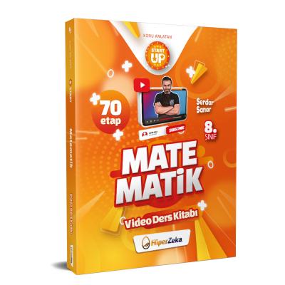 Hiper Zeka LGS 8. Sınıf Start Up Matematik Konu Anlatan Video Ders Kitabı
