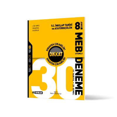 Hız Yayınları LGS 8. Sınıf T.C. İnkilap Tarihi 30 Deneme