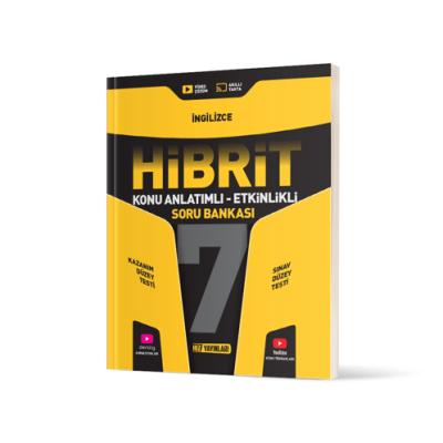 Hız Yayınları 7. Sınıf İngilizce Hibrit Soru Bankası