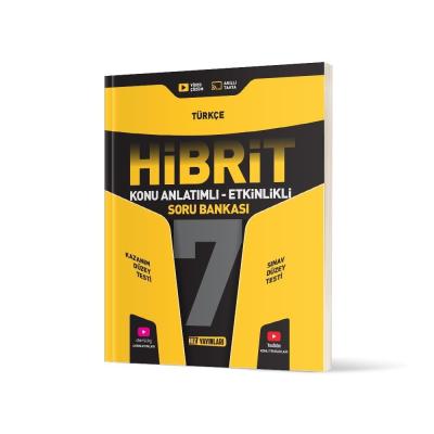 Hız Yayınları 7. Sınıf Türkçe Hibrit Soru Bankası