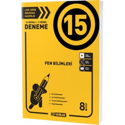 Hız Yayınları Lgs 8. Sınıf Fen Bilimleri 15 Li Deneme