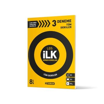 Hız Yayınları LGS 8. Sınıf İlk Dönem 3 Deneme