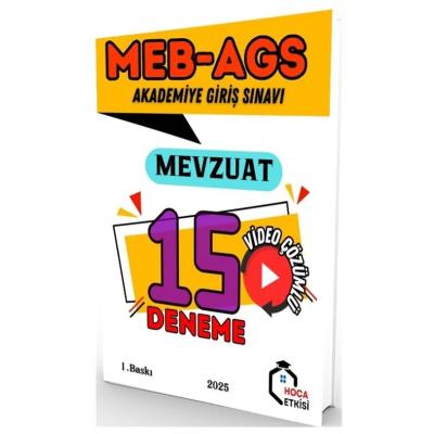 Hoca Etkisi MEB-AGS Mevzuat 15 Deneme Çözümlü - Recep Özceylan