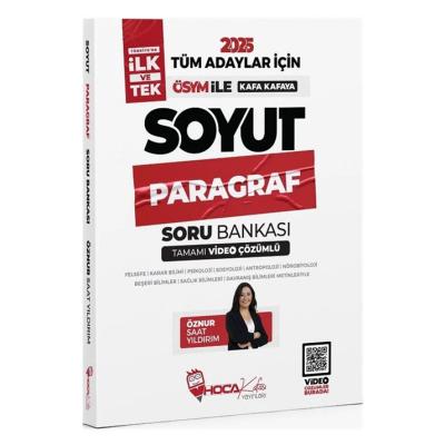 Hoca Kafası 2025 KPSS TYT ALES DGS Soyut Paragraf Soru Bankası Video Çözümlü - Öznur Saat Yıldırım