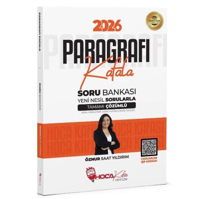 Hoca Kafası 2026 KPSS TYT ALES DGS Paragrafı Kafala Soru Bankası Çözümlü - Öznur Saat Yıldırım