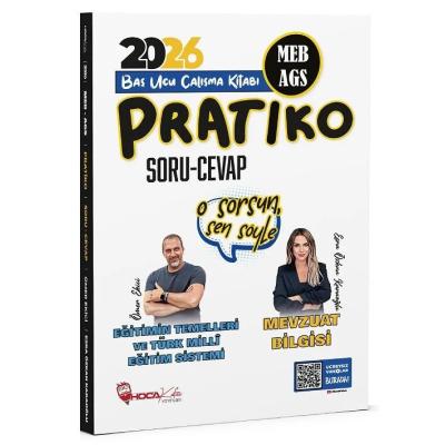 Hoca Kafası 2026 MEB-AGS Eğitimin Temelleri ve Türk Millî Eğitim Sistemi, Mevzuat Bilgisi Pratiko Soru Cevap Çalışma Kitabı - Ömer Ekici, Esra Özkan Karaoğlu