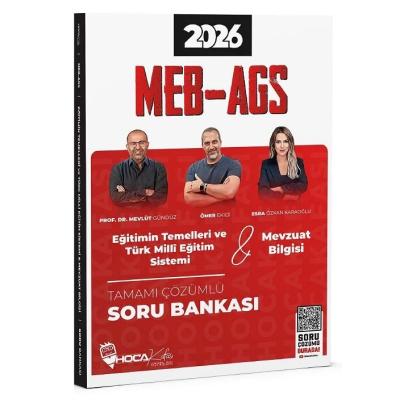 Hoca Kafası 2026 MEB-AGS Eğitimin Temelleri ve Türk Milli Eğitim Sistemi, Mevzuat Bilgisi Soru Bankası Çözümlü - Mevlüt Gündüz, Ömer Ekici, Esra Özkan Karaoğlu