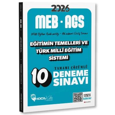 Hoca Kafası 2026 MEB-AGS Eğitimin Temelleri ve Türk Milli Eğitim Sistemi 10 Deneme