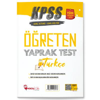 Hoca Kafası KPSS Türkçe Öğreten Yaprak Test