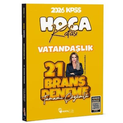 Hoca Kafası 2026 KPSS Vatandaşlık 21 Deneme Çözümlü - Esra Özkan Karaoğlu