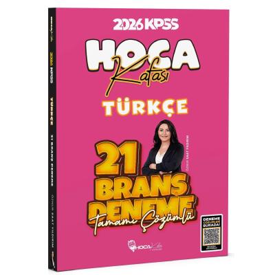 Hoca Kafası 2026 KPSS Türkçe 21 Deneme Çözümlü - Öznur Saat Yıldırım
