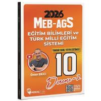 Hoca Kafası 2026 MEB-AGS Eğitim Bilimleri ve Türk Milli Eğitim Sistemi 10 Deneme Çözümlü - Ömer Ekici