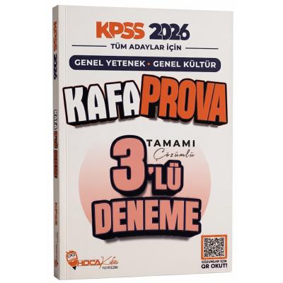 Hoca Kafası 2026 KPSS Genel Yetenek Genel Kültür Kafa Prova 3 Deneme Çözümlü