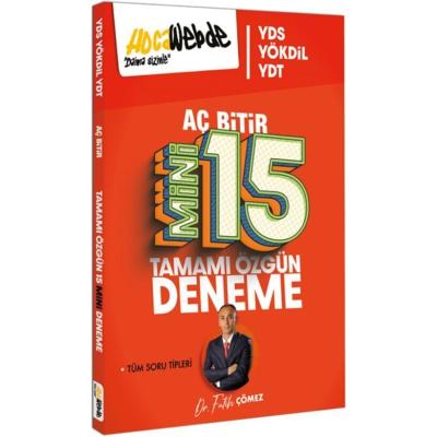 HocaWebde Yayınları YDS YÖKDİL YKSDİL Aç Bitir Mini 15 Deneme