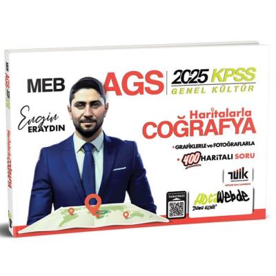 HocaWebde Yayınları 2025 MEB AGS KPSS Haritalarla Türkiye Coğrafya