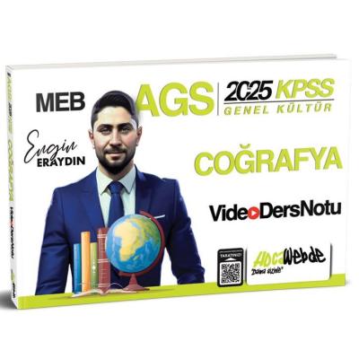 HocaWebde Yayınları 2025 MEB AGS KPSS Türkiye Coğrafyası Video Ders Notu