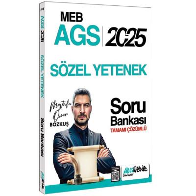 HocaWebde Yayınları 2025 MEB AGS Sözel Yetenek Tamamı Çözümlü Soru Bankası